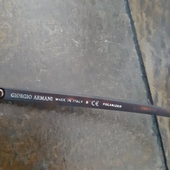 Giorgio Armani AR8107 53" Polarized Havana Sunglasses - Picture 4 of 8